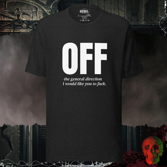 T-Shirt Black Heather / S Off - The General Direction T-Shirt