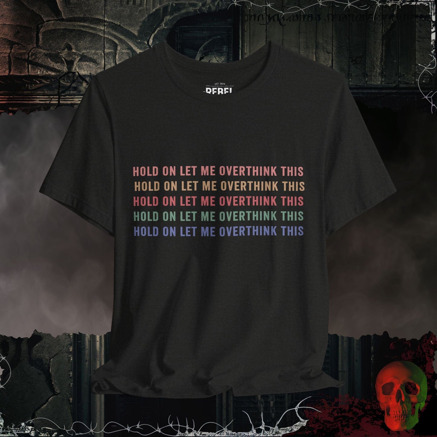 T-Shirt Black Heather / S Overthinker Tee