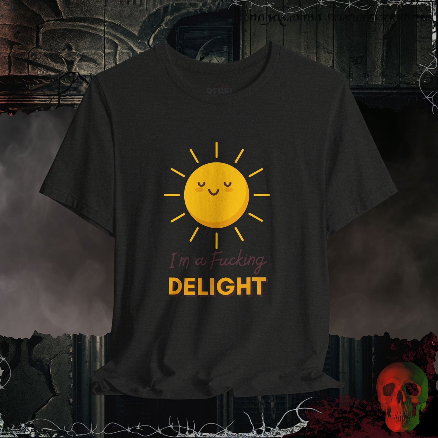 T-Shirt Black Heather / S Real Delight Tee