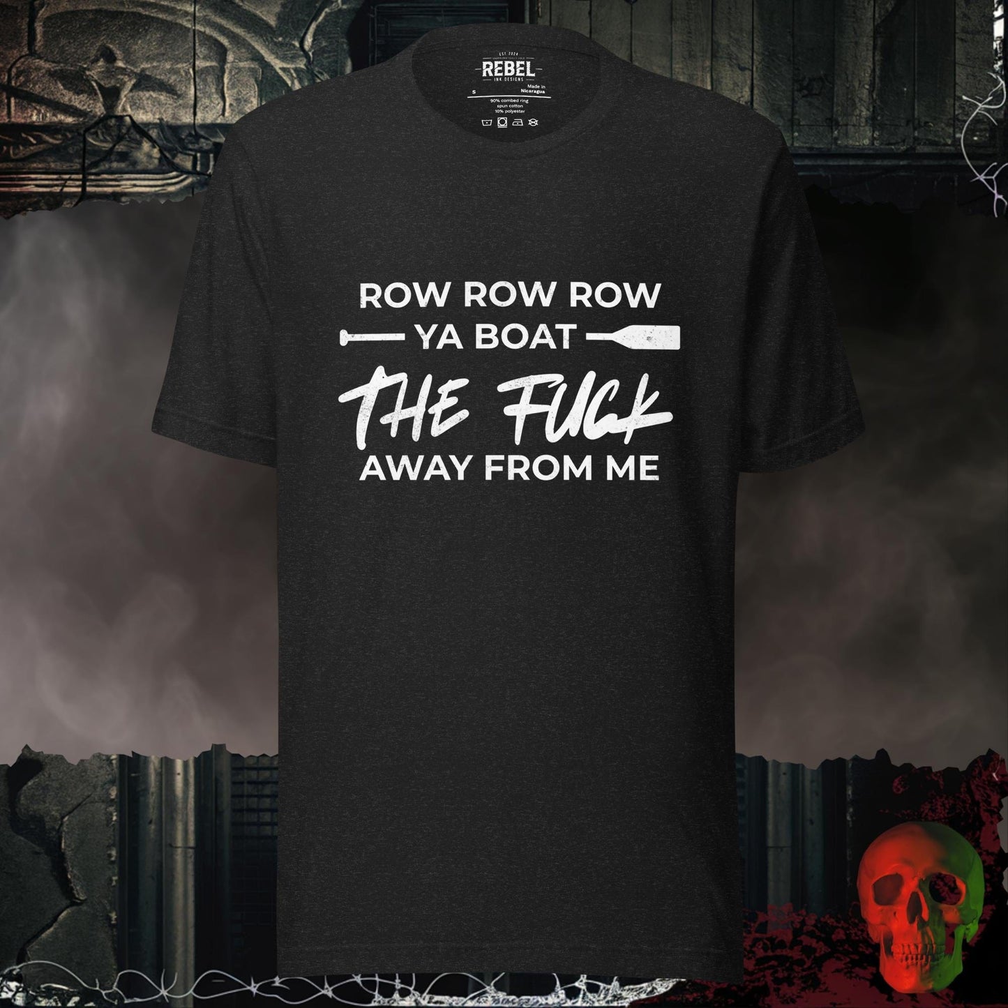T-Shirt Black Heather / S Row Ya Boat T-Shirt