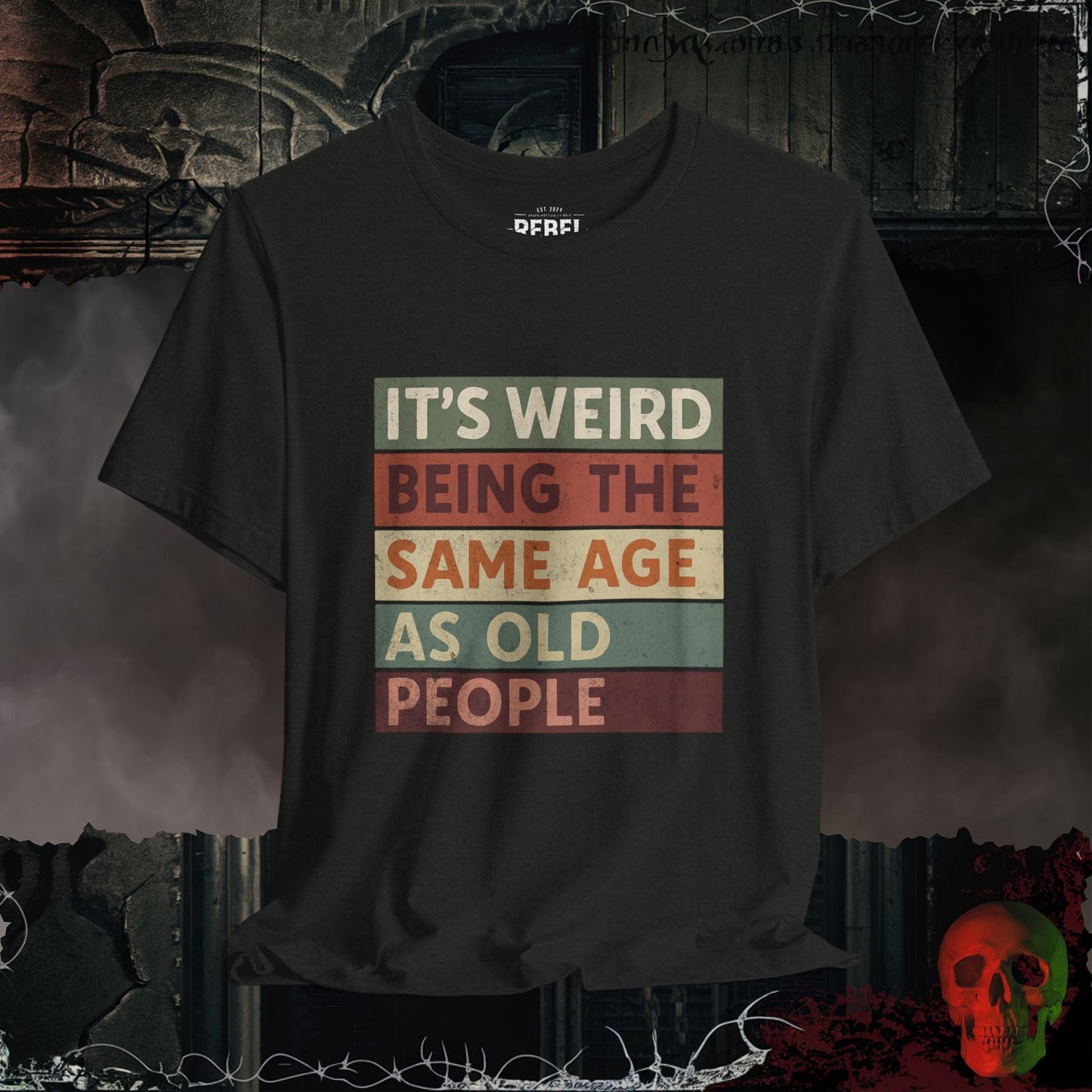 T-Shirt Black Heather / S Same Age as Old People T-Shirt