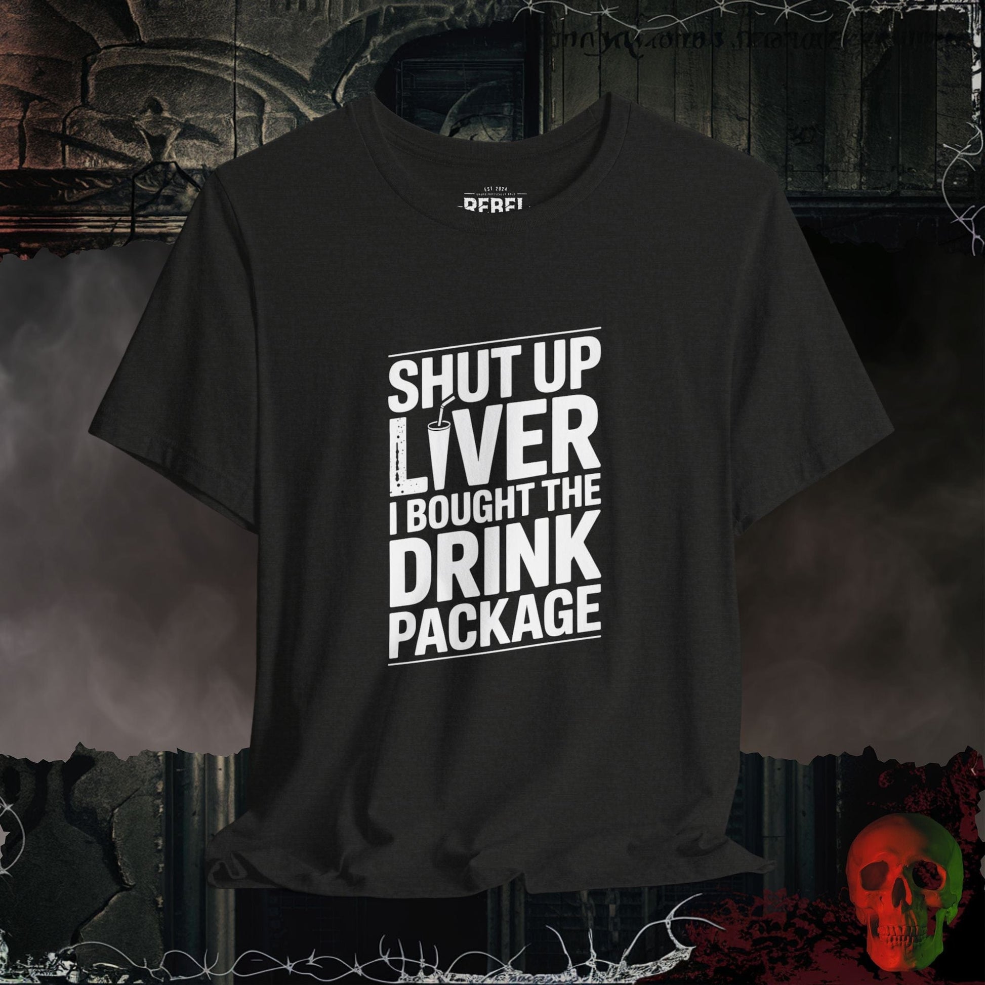 T-Shirt Black Heather / S Shut Up Liver Tee