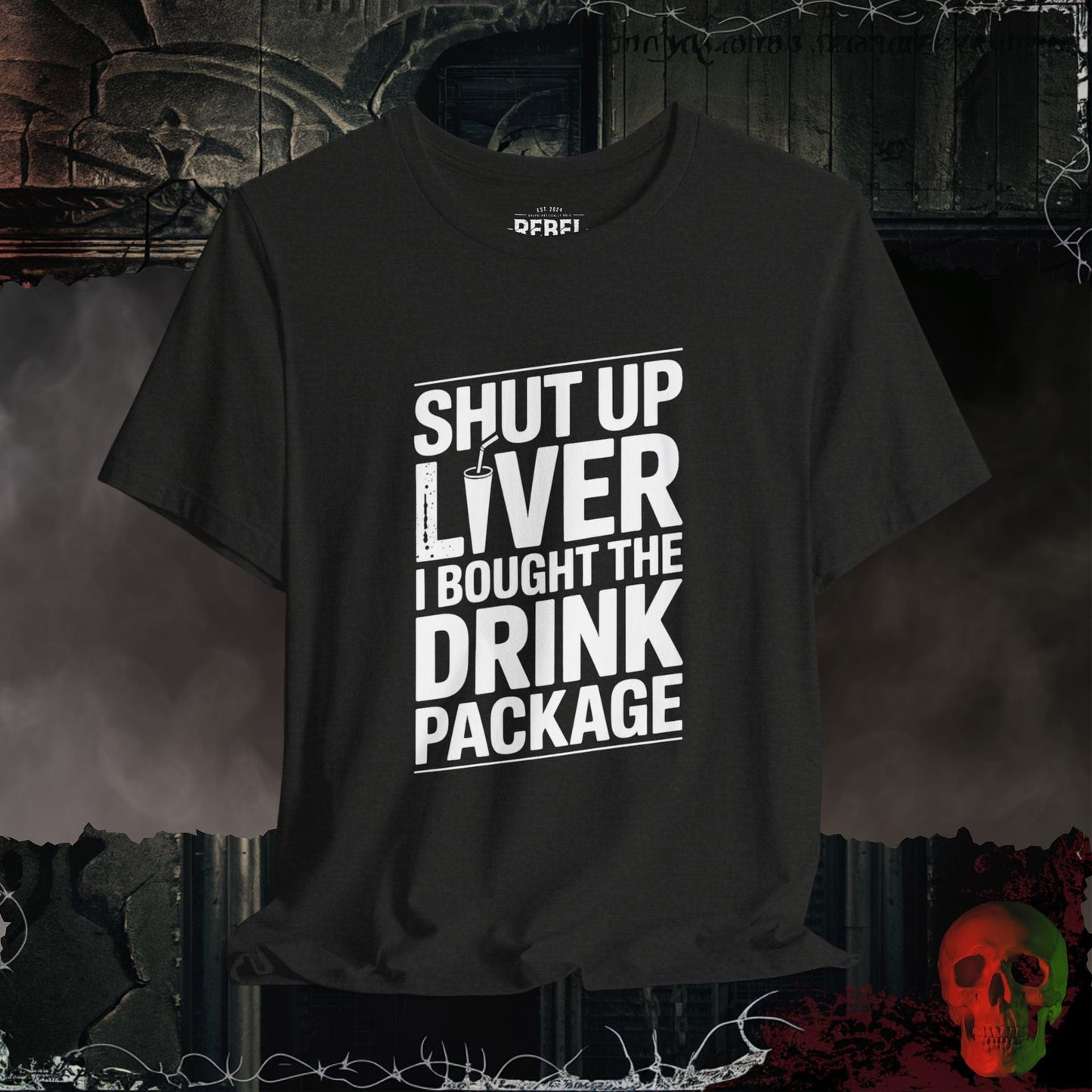 T-Shirt Black Heather / S Shut Up Liver Tee
