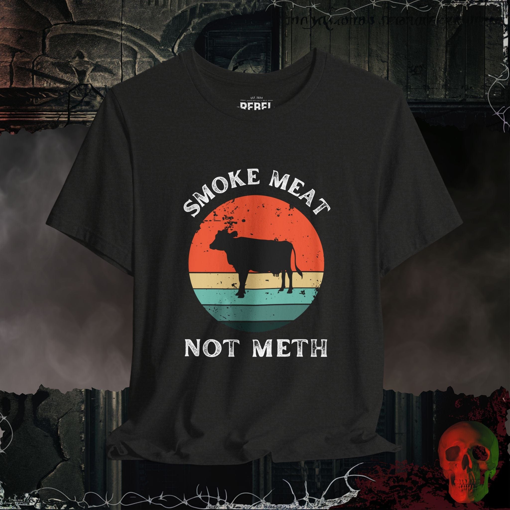T-Shirt Black Heather / S Smoke Meat T-Shirt