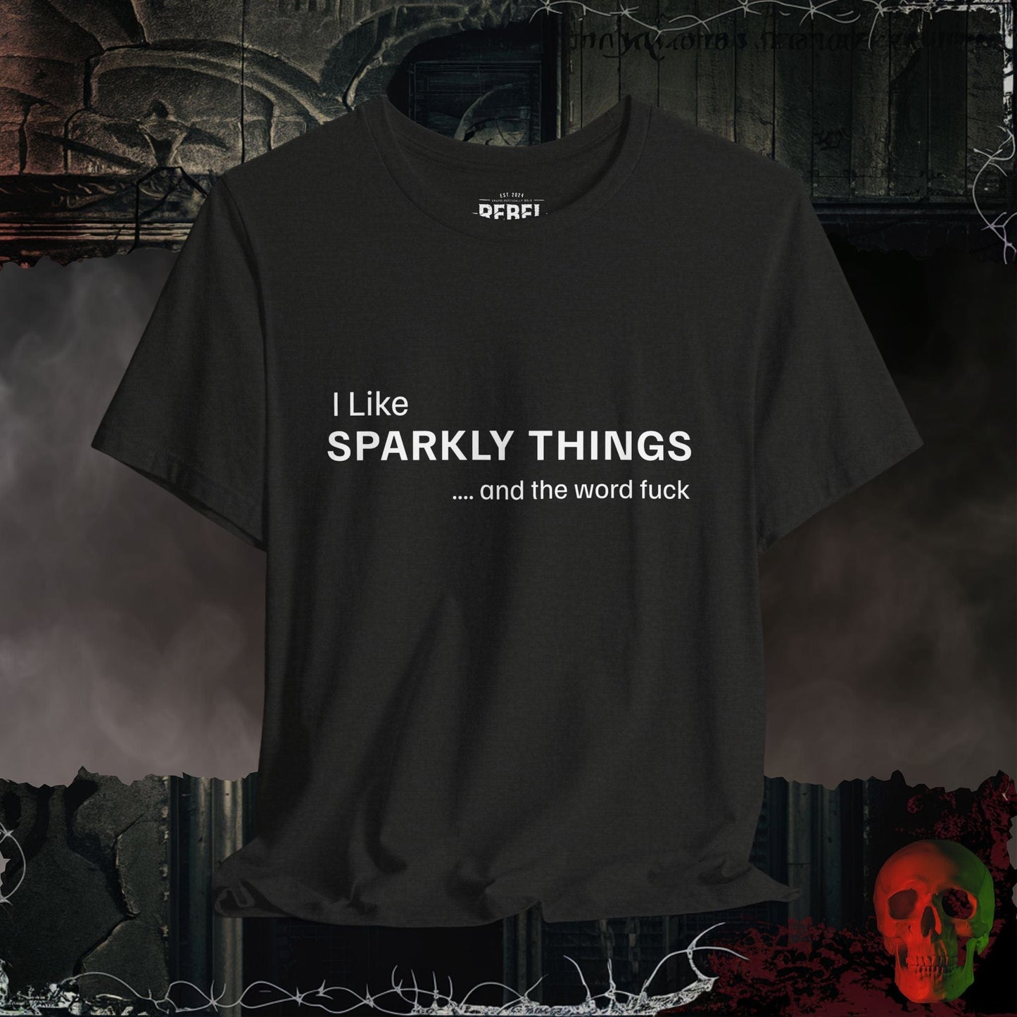 T-Shirt Black Heather / S Sparkly Things T-Shirt