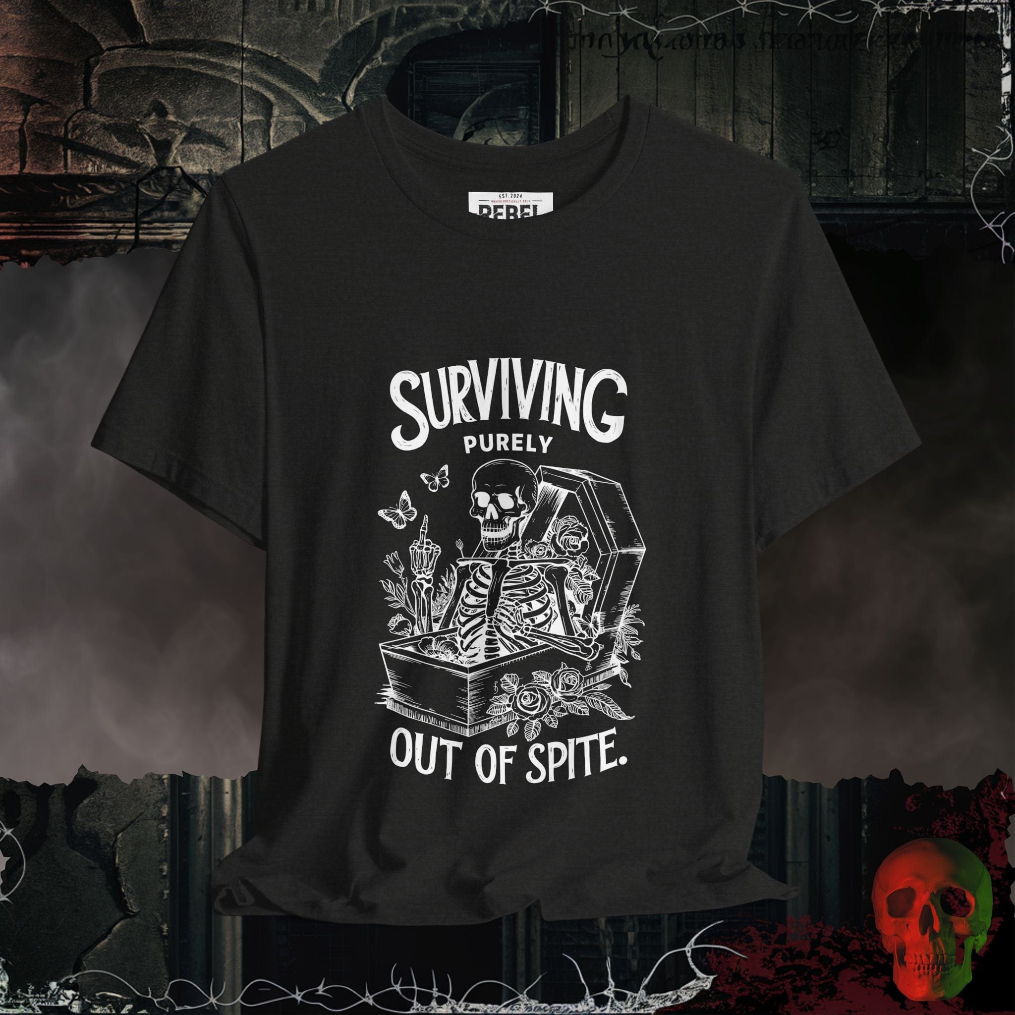 T-Shirt Black Heather / S Surviving Out of Spite!