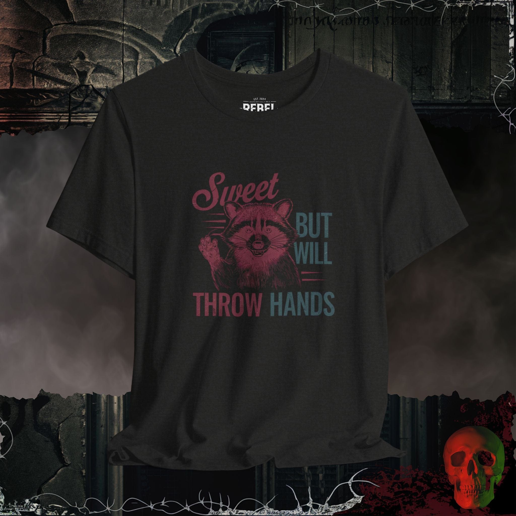 T-Shirt Black Heather / S Sweet but Throwing Hands Tee