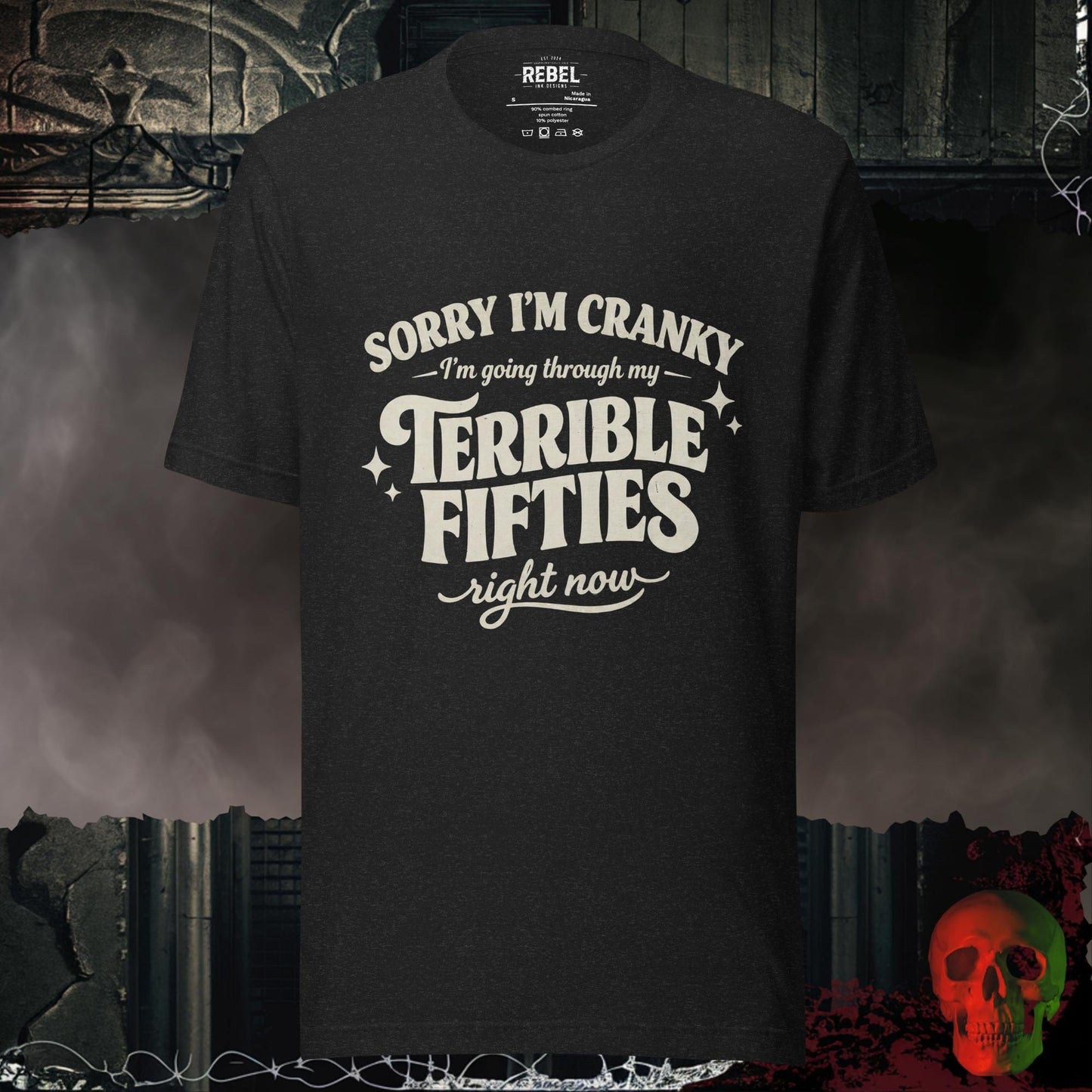 T-Shirt Black Heather / S Terrible Fifties Tee