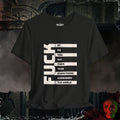 T-Shirt Black Heather / S The Many F@cks Tee