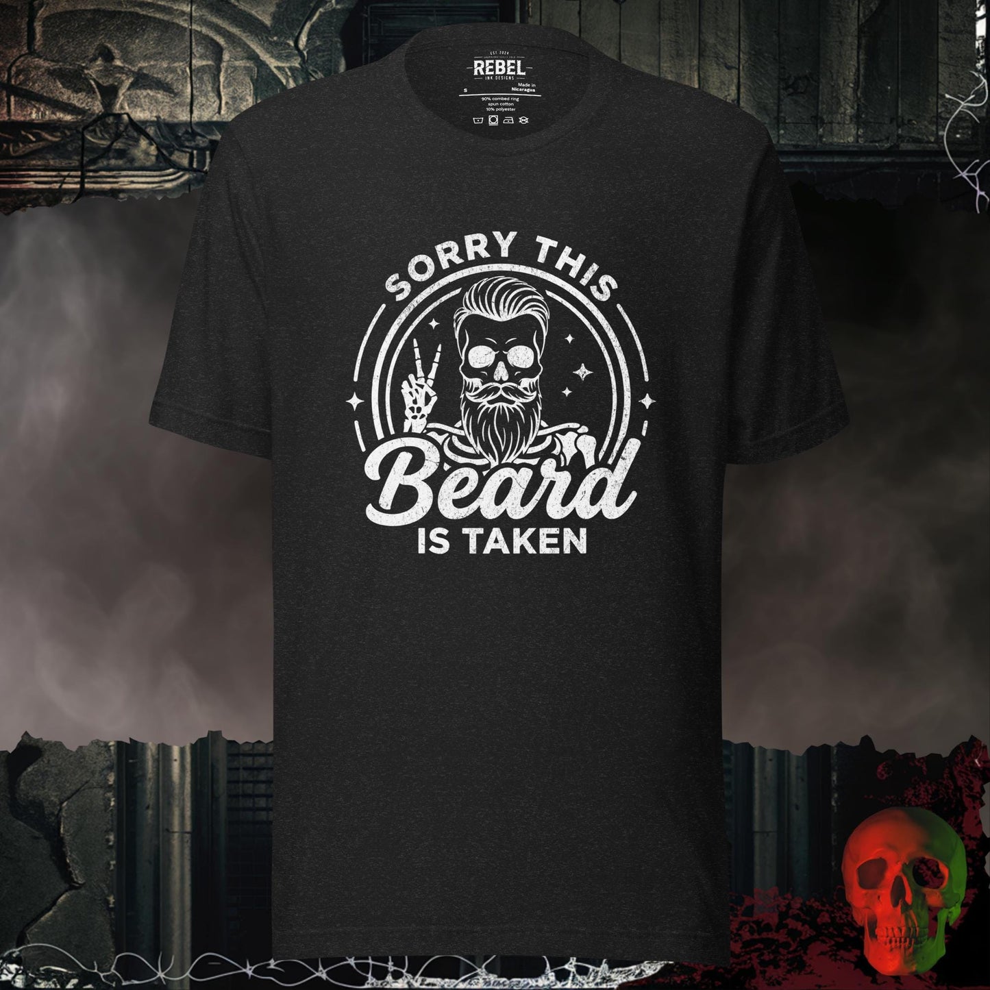 T-Shirt Black Heather / S This Beard is Taken Tee