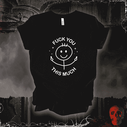 T-Shirt Black Heather / S This Much! T-Shirt
