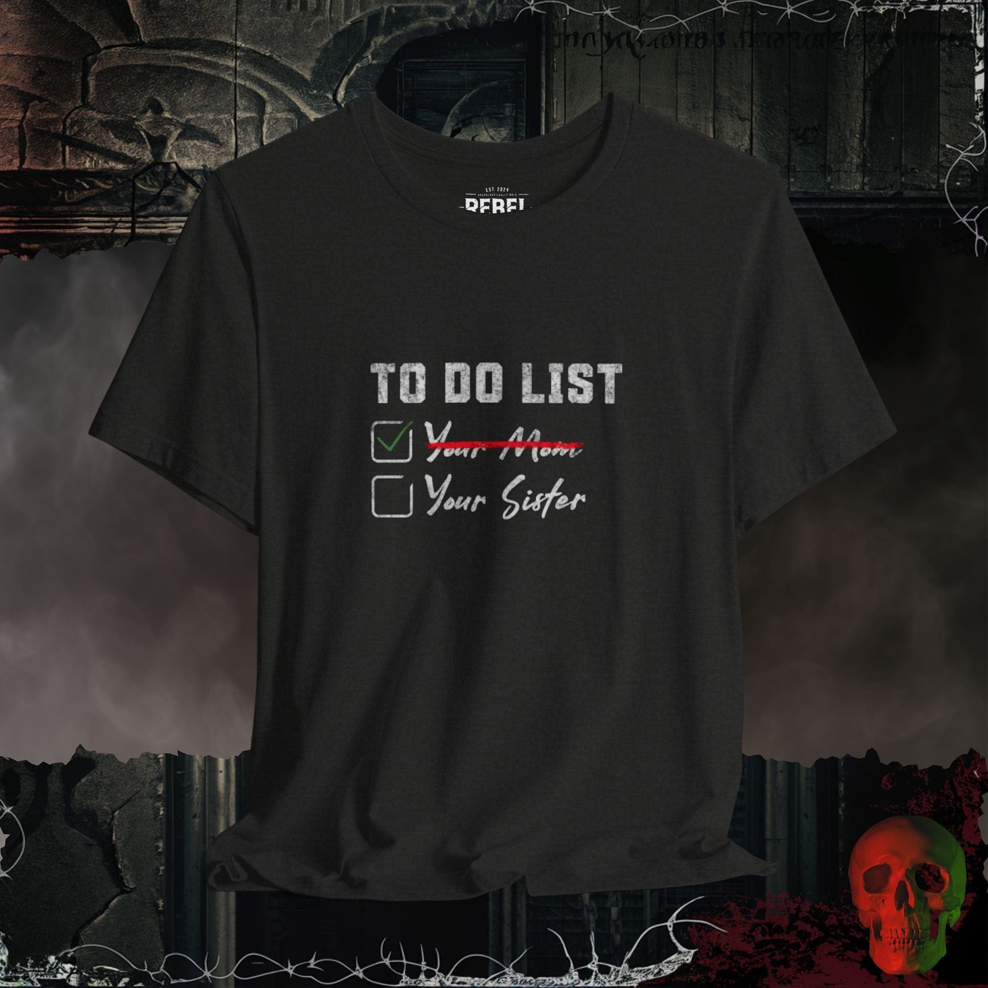 T-Shirt Black Heather / S To-Do List:  Tee
