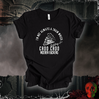 T-Shirt Black Heather / S Train Wreck Tee