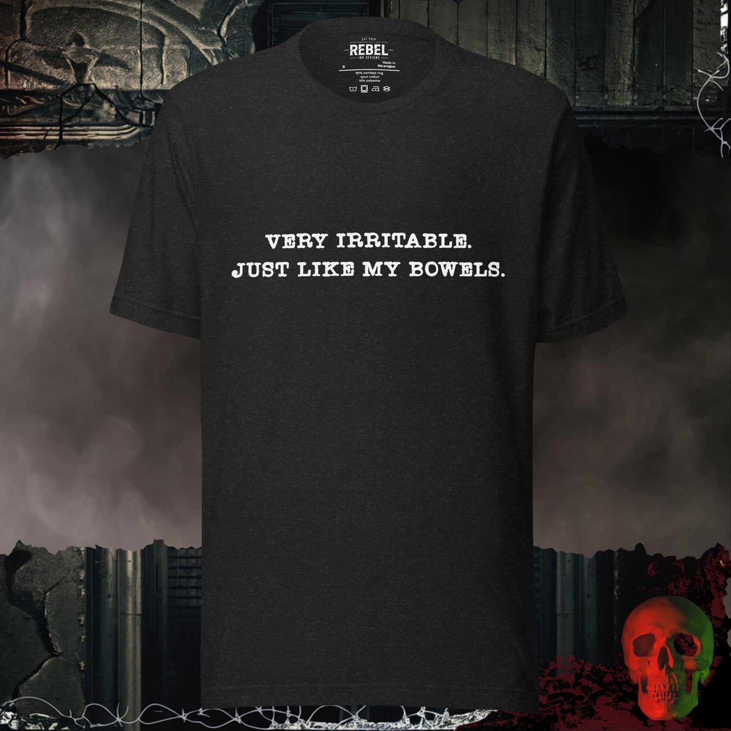 T-Shirt Black Heather / S Very Irritable Bowels Tee