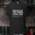 T-Shirt Black Heather / S Way More Tattoos Tee