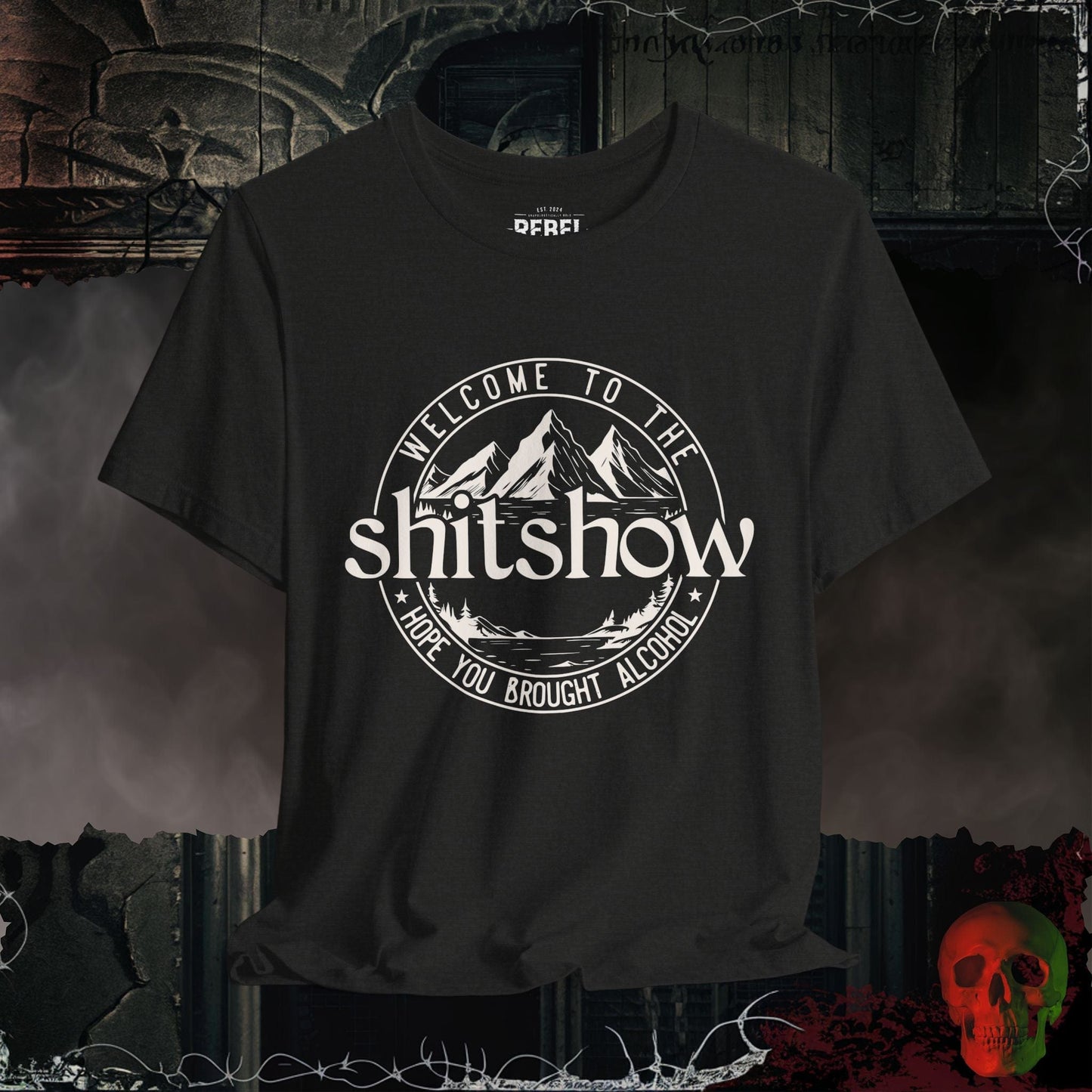 T-Shirt Black Heather / S Welcome to the Shitshow – Party Survival Tee