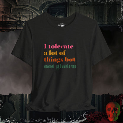T-Shirt Black Heather / S Zero Tolerance for Gluten Tee
