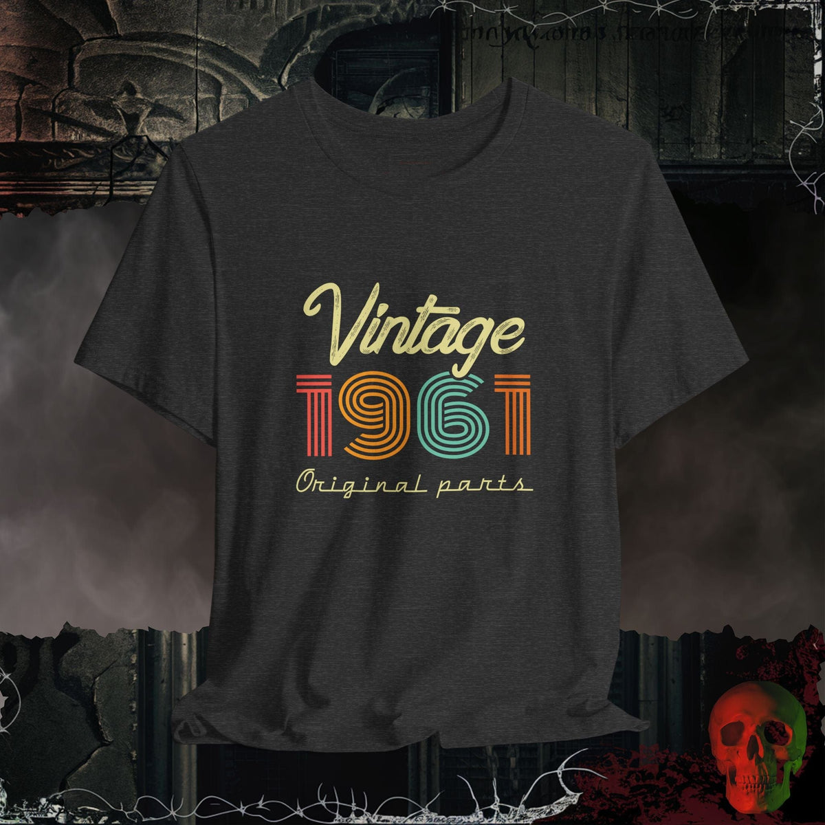 T-Shirt Dark Grey Heather / S 1961 - Vintage Legends: The Classic Years Collection
