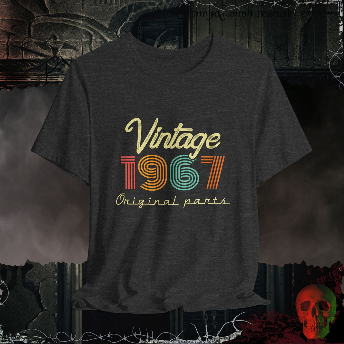 T-Shirt Dark Grey Heather / S 1967 - Vintage Legends: The Classic Years Collection