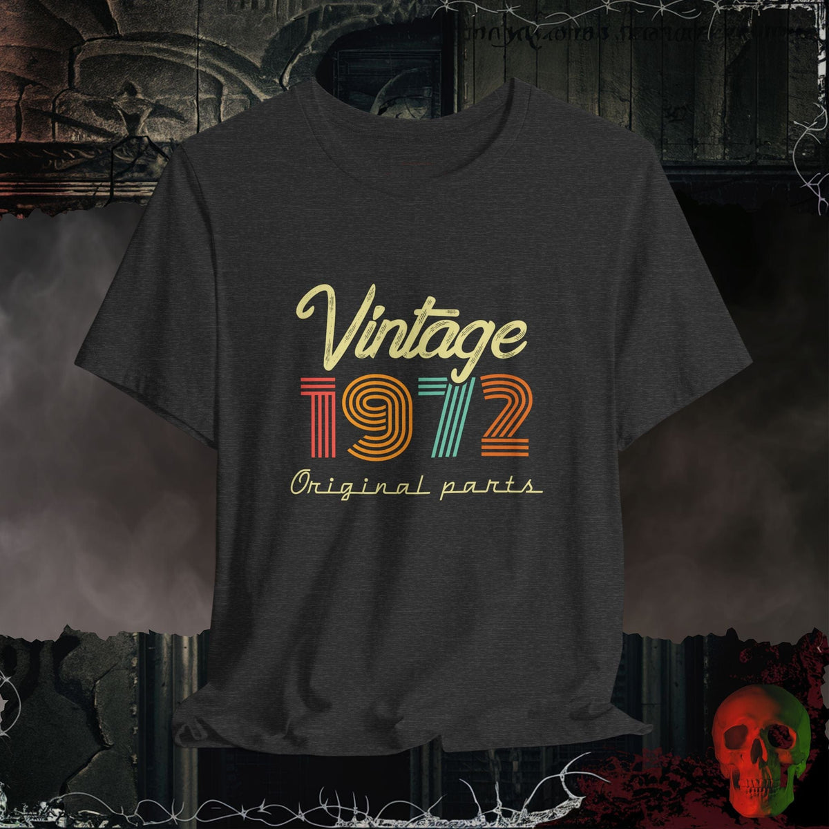 T-Shirt Dark Grey Heather / S 1972 - Vintage Legends: The Classic Years Collection