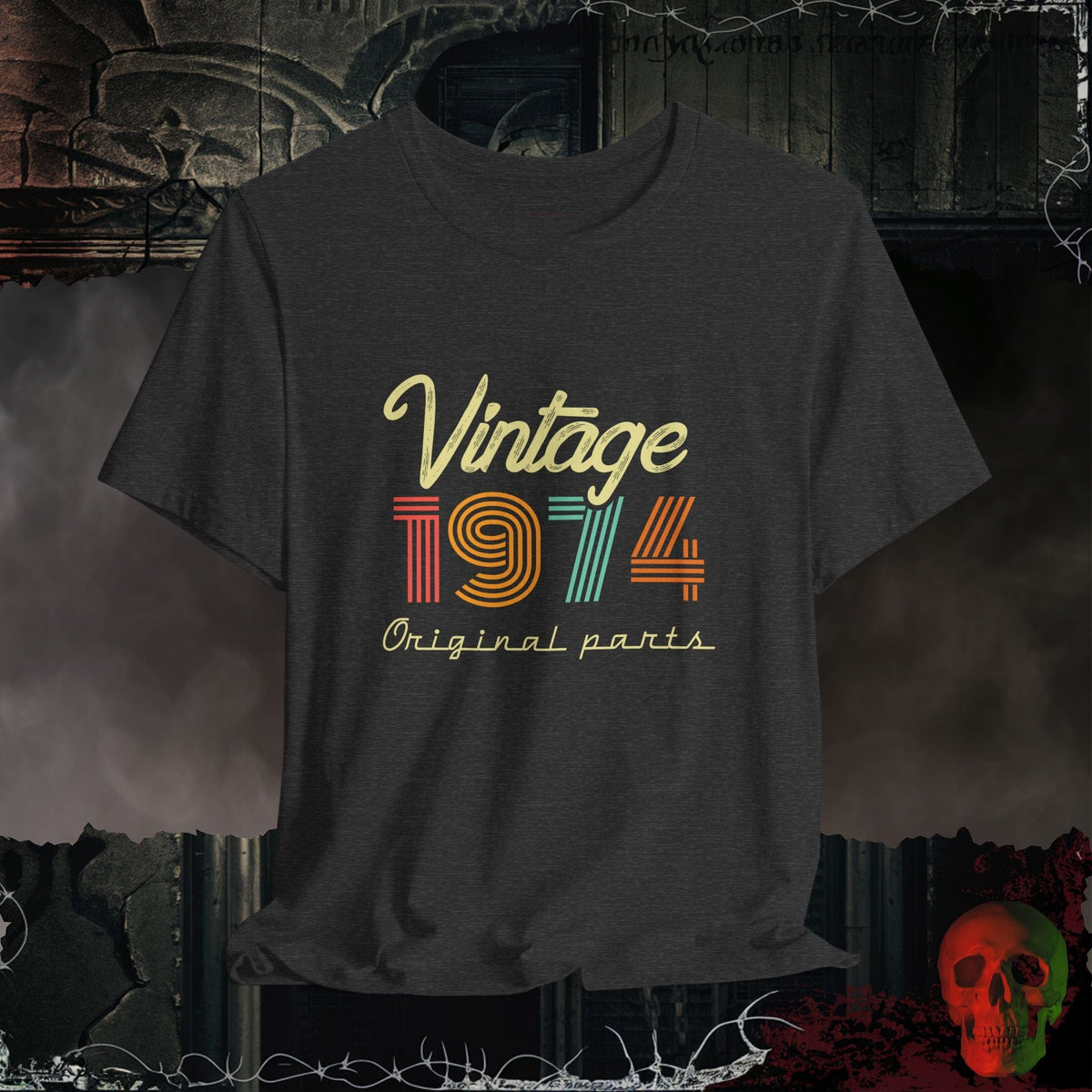 T-Shirt Dark Grey Heather / S 1974 - Vintage Legends: The Classic Years Collection