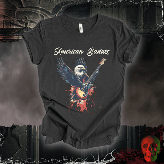 T-Shirt Dark Grey Heather / S American Badass T-Shirt