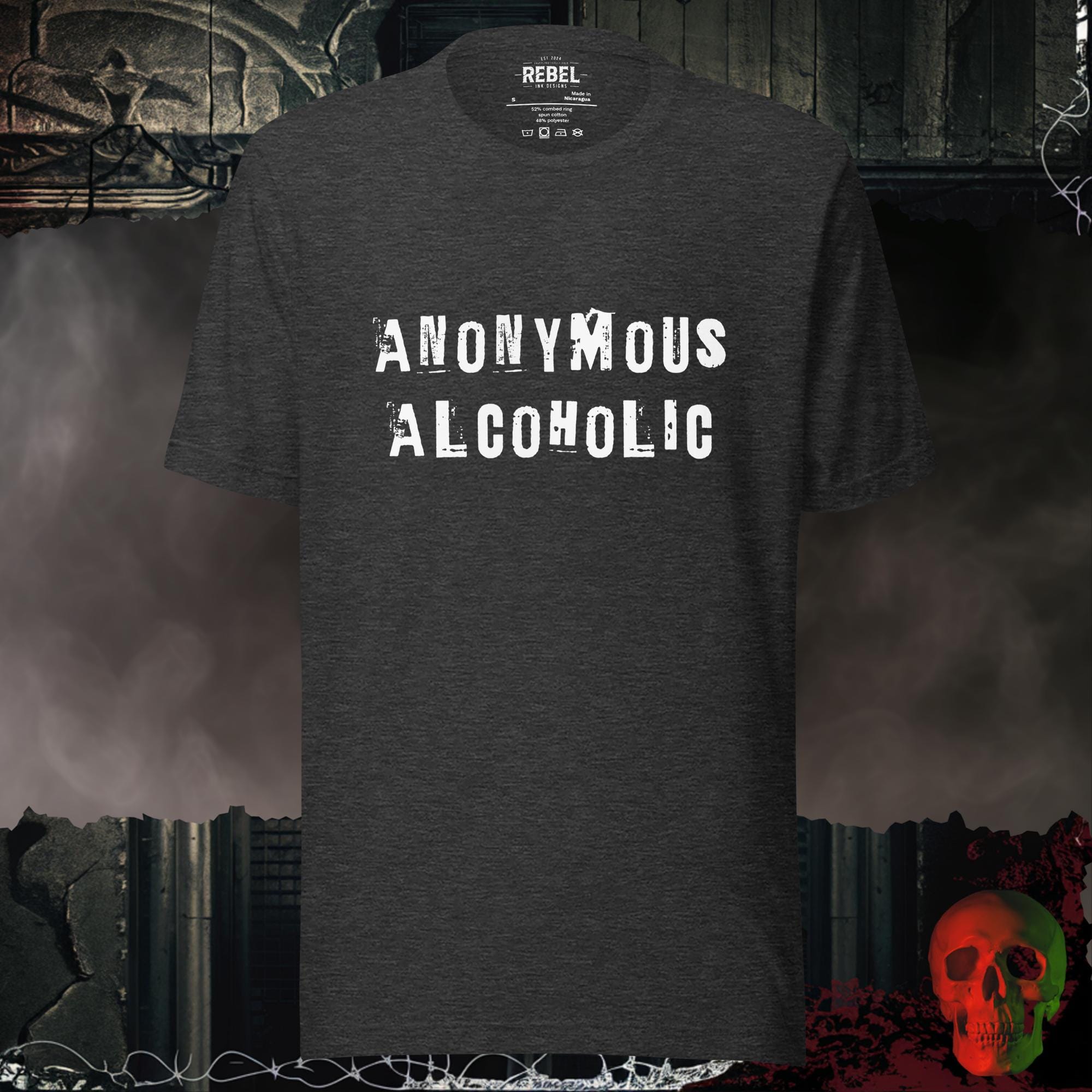 T-Shirt Dark Grey Heather / S Anonymous Alcoholic