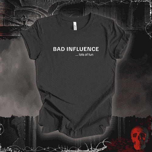 T-Shirt Dark Grey Heather / S Bad Influence Tee