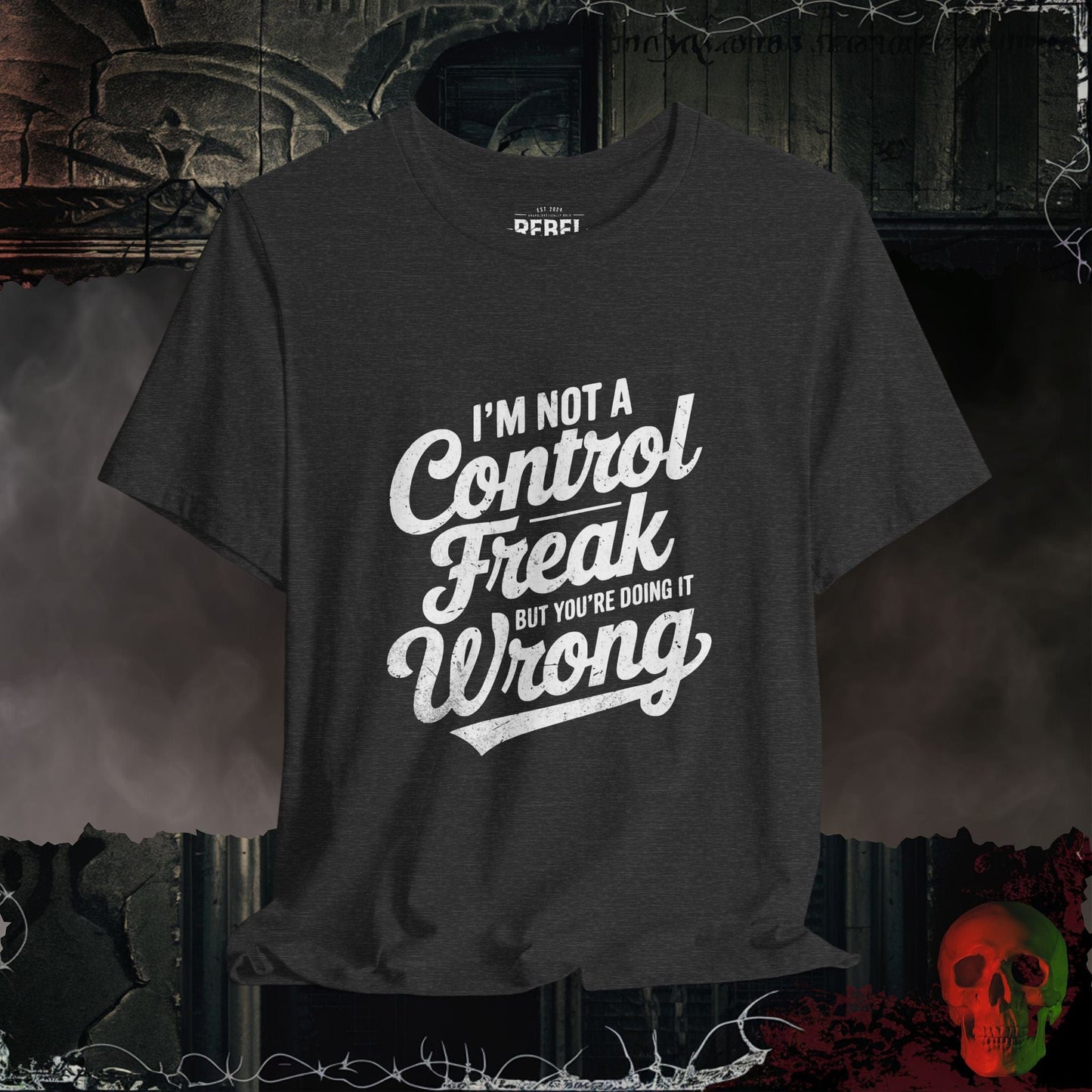 T-Shirt Dark Grey Heather / S Control Freak Tee