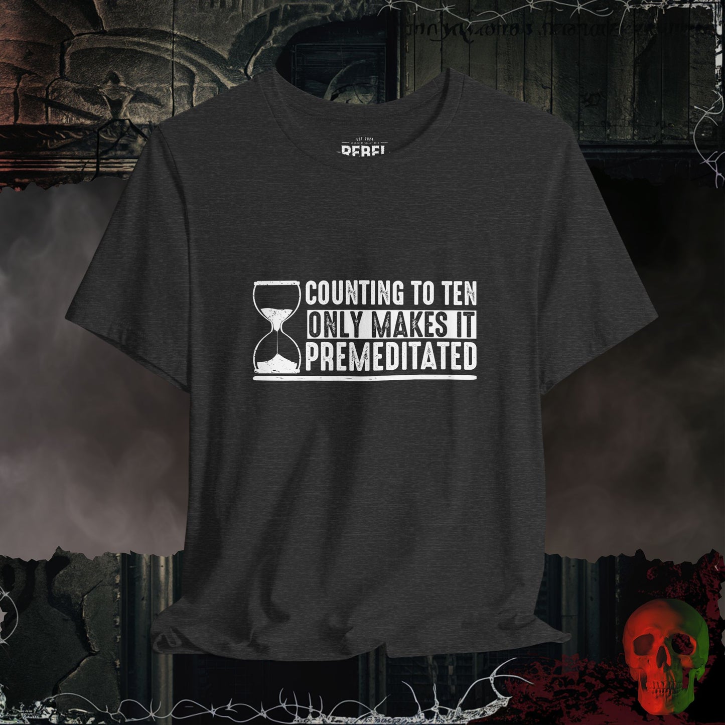 T-Shirt Dark Grey Heather / S Counting to Ten Tee