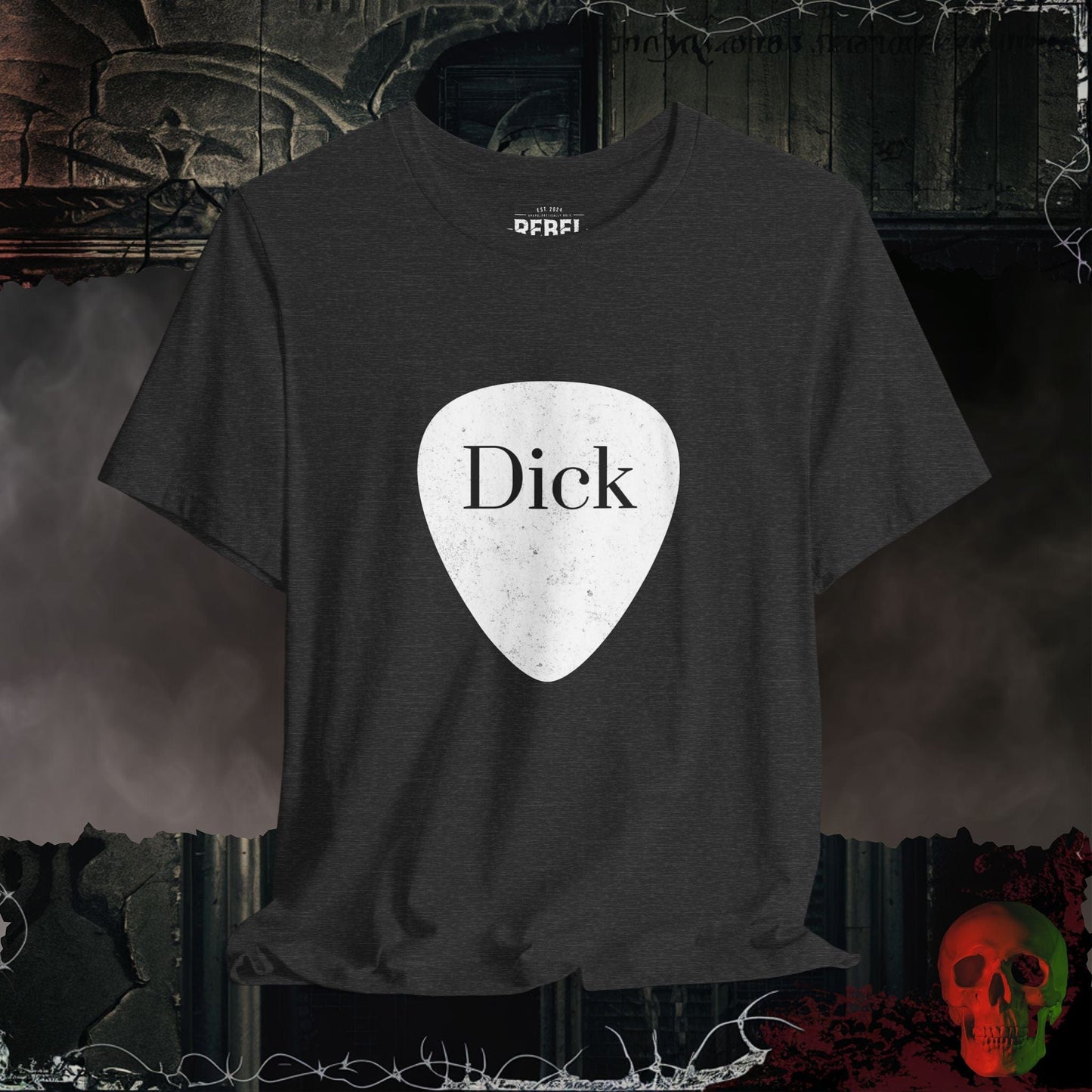 T-Shirt Dark Grey Heather / S D!ck Pick Tee
