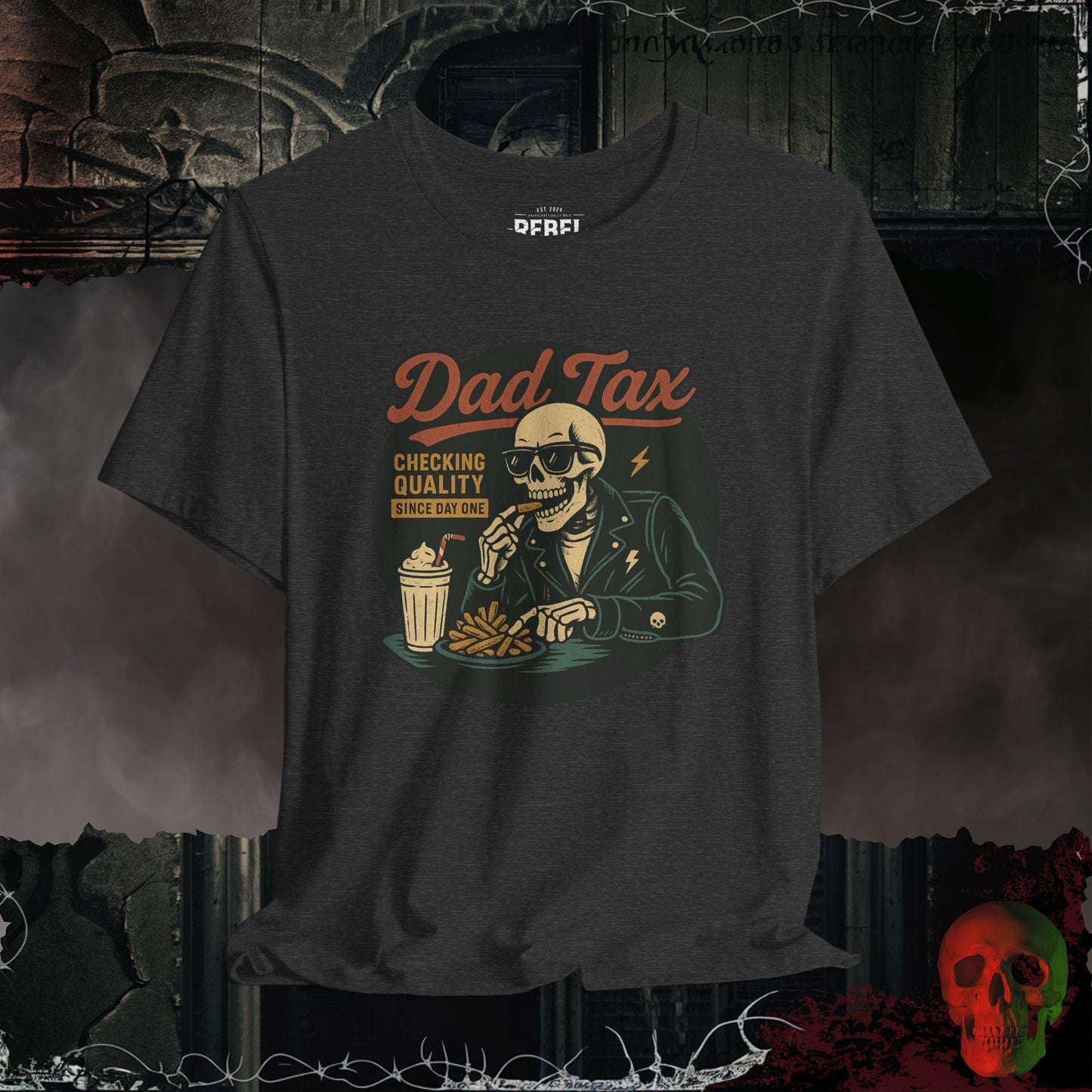 T-Shirt Dark Grey Heather / S Dad Tax T-Shirt
