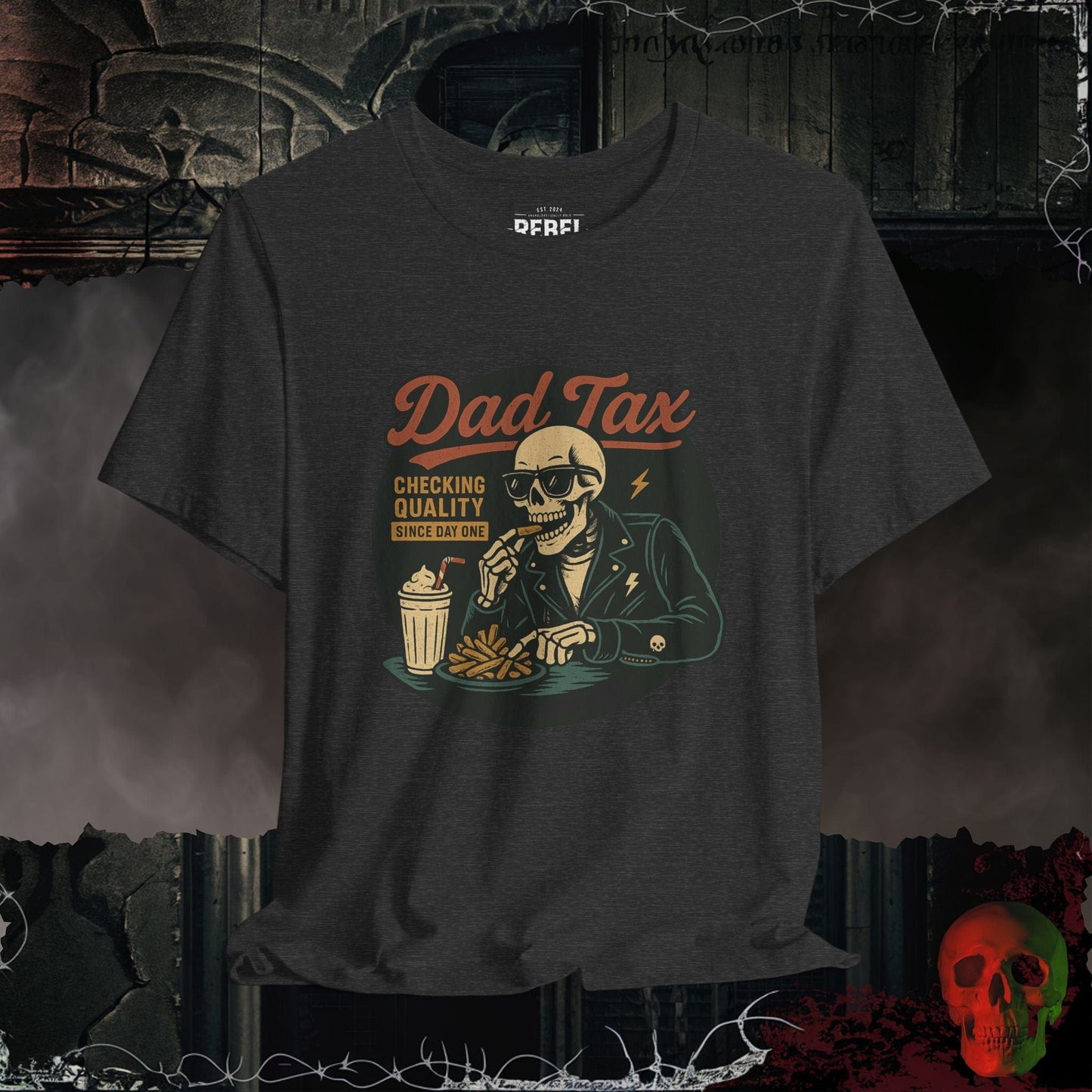 T-Shirt Dark Grey Heather / S Dad Tax T-Shirt