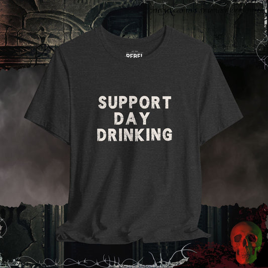 T-Shirt Dark Grey Heather / S Day Drinking Advocate Tee