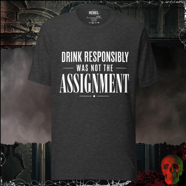 Drink Responsibly Was Not The Assignment
