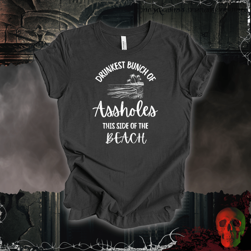 T-Shirt Dark Grey Heather / S Drunks On A Beach Tee