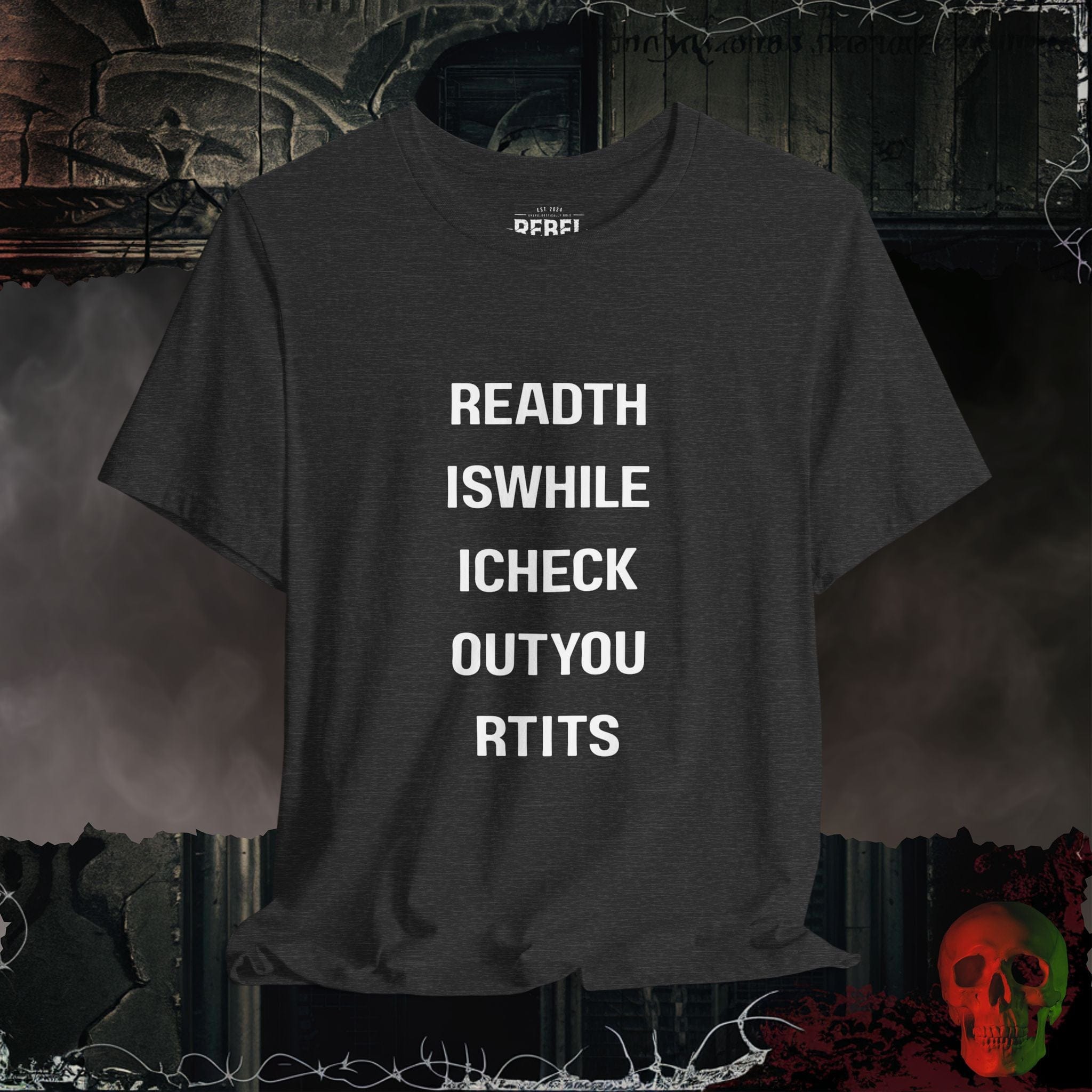 T-Shirt Dark Grey Heather / S Eye Contact Optional T-Shirt