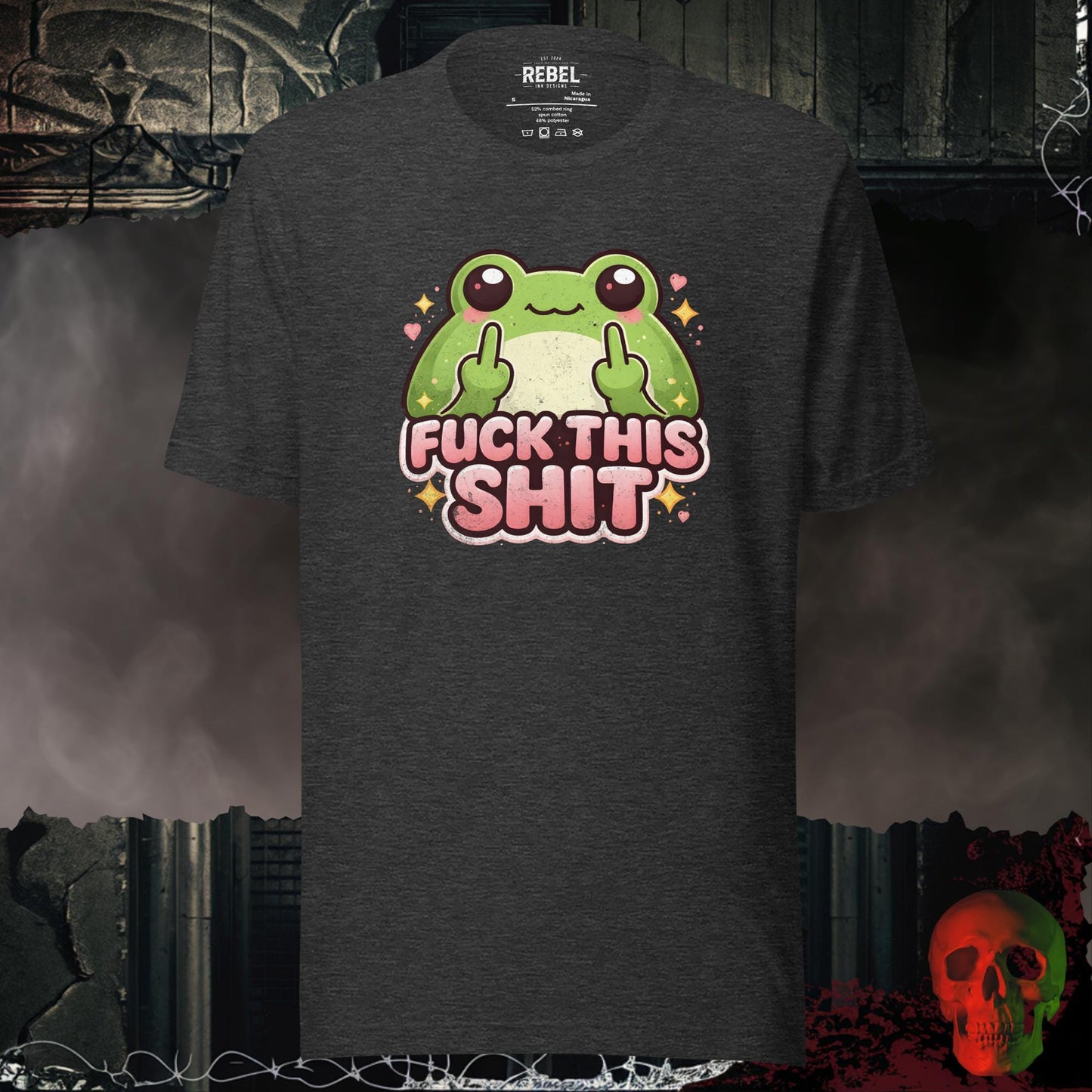 T-Shirt Dark Grey Heather / S F*ck This Sh*t Tee