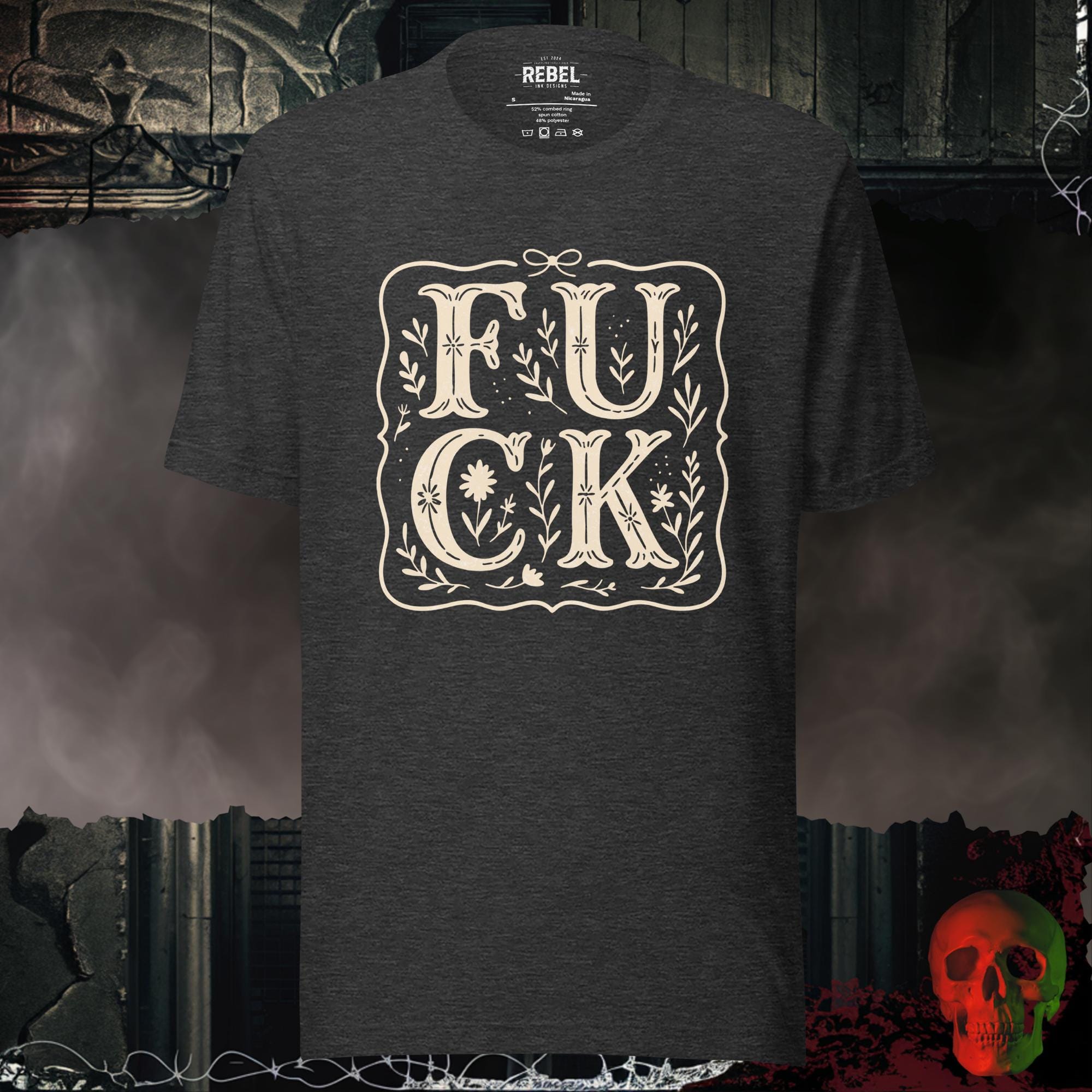 T-Shirt Dark Grey Heather / S F**K Tee