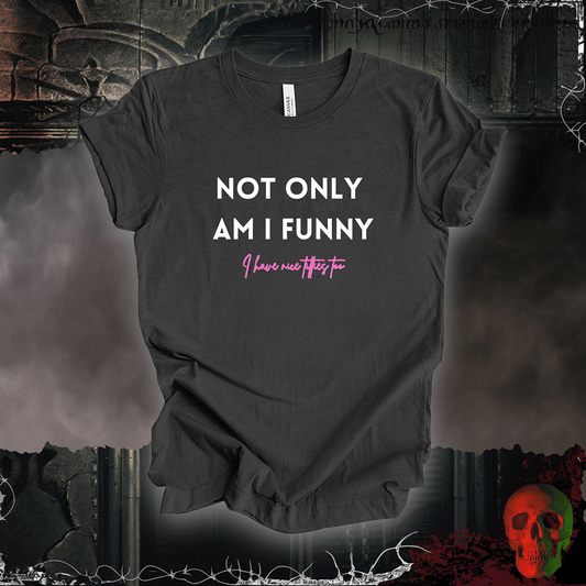 T-Shirt Dark Grey Heather / S Funny & Well-Endowed Tee