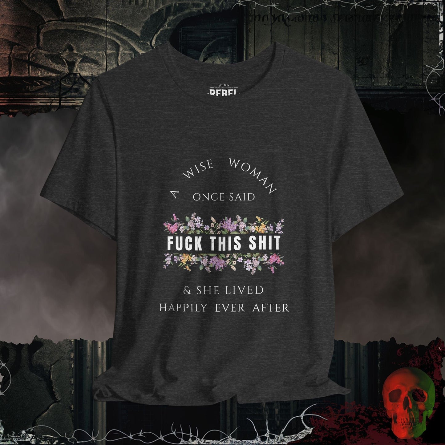 T-Shirt Dark Grey Heather / S Happily Ever After Tee