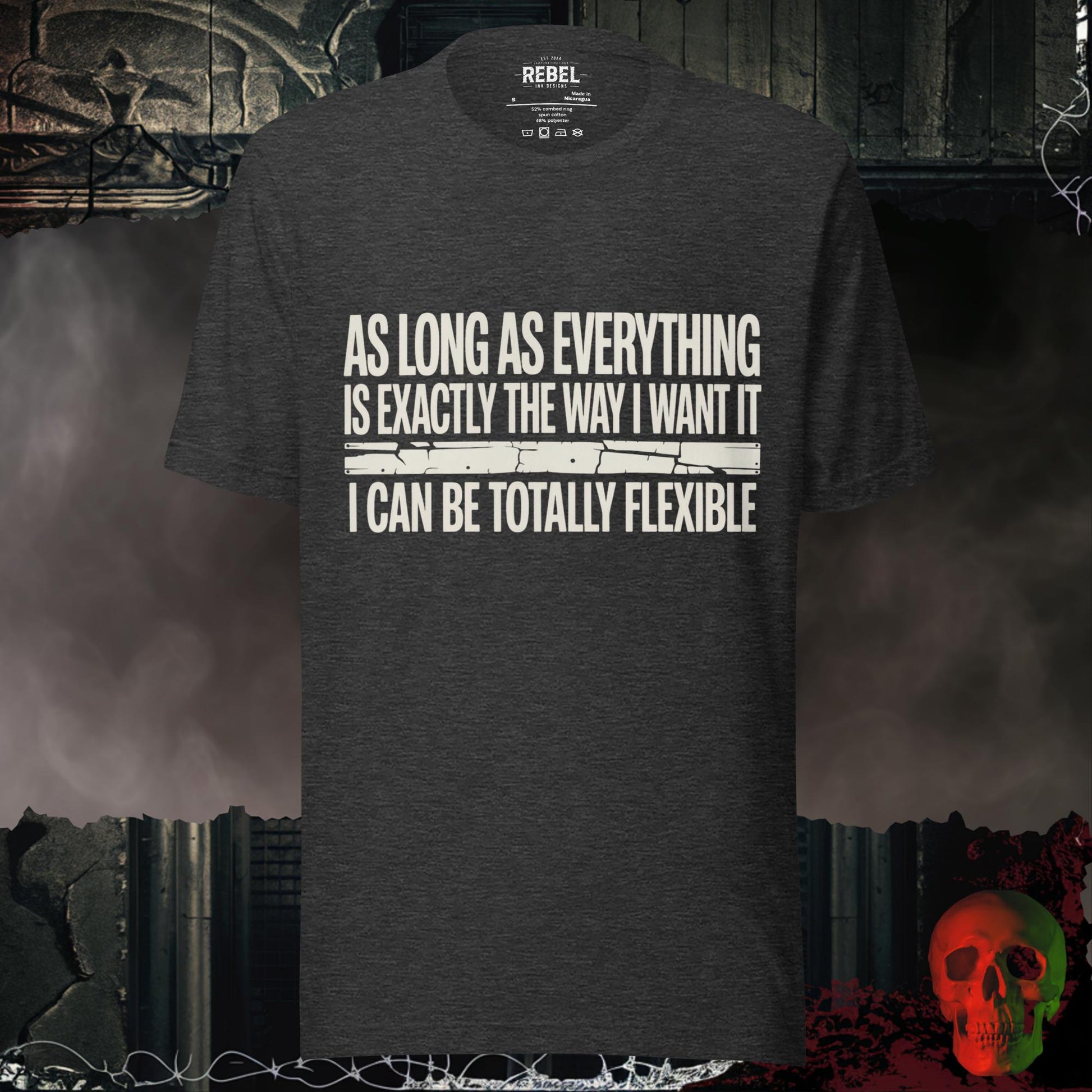 T-Shirt Dark Grey Heather / S I Can Be Totally Flexible Tee
