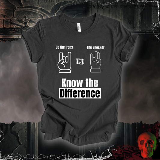T-Shirt Dark Grey Heather / S Know the Difference T-Shirt
