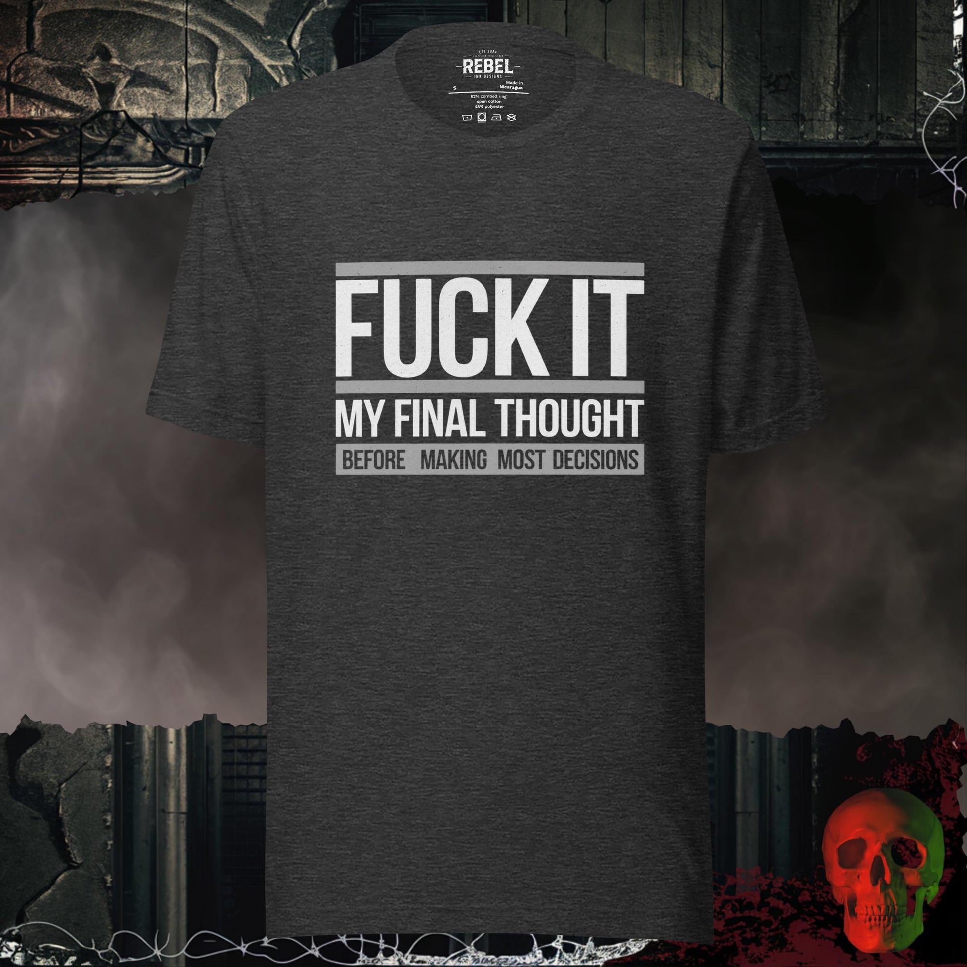 T-Shirt Dark Grey Heather / S Life Decisions T-Shirt