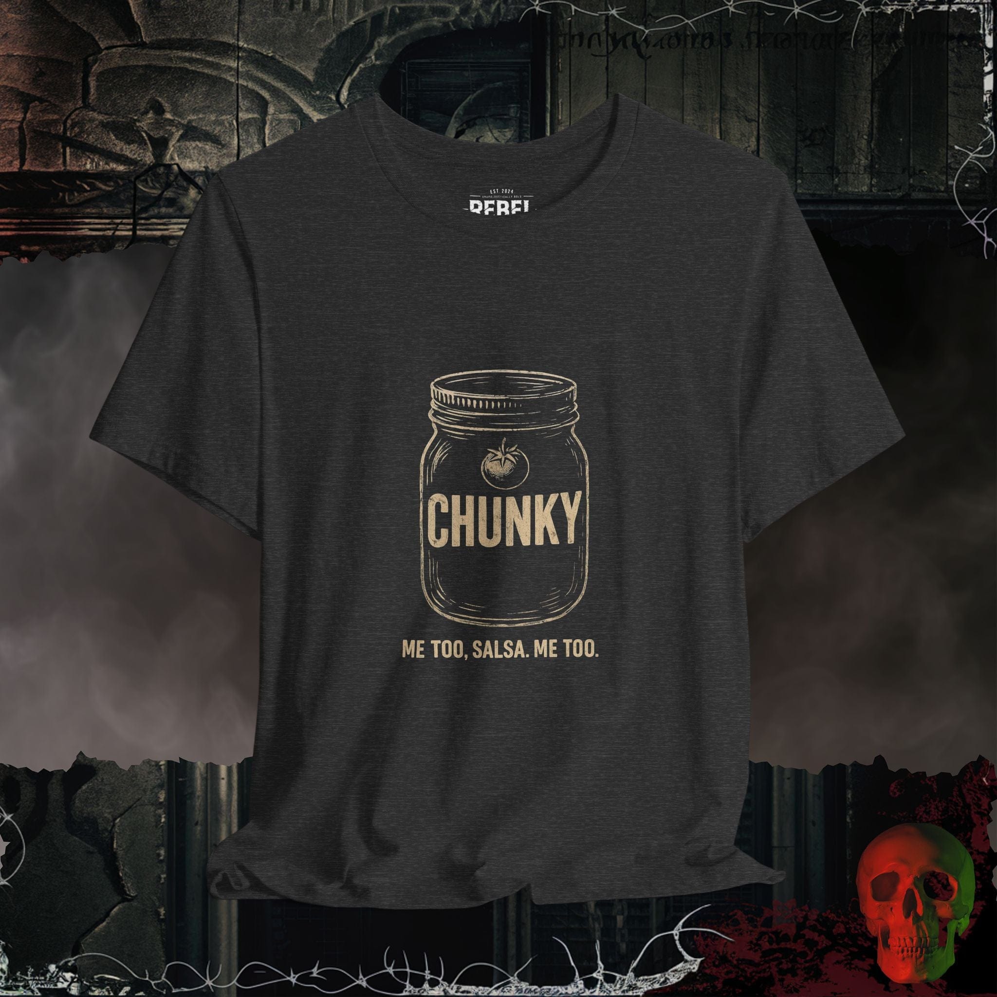 T-Shirt Dark Grey Heather / S Me Too Salsa T-Shirt