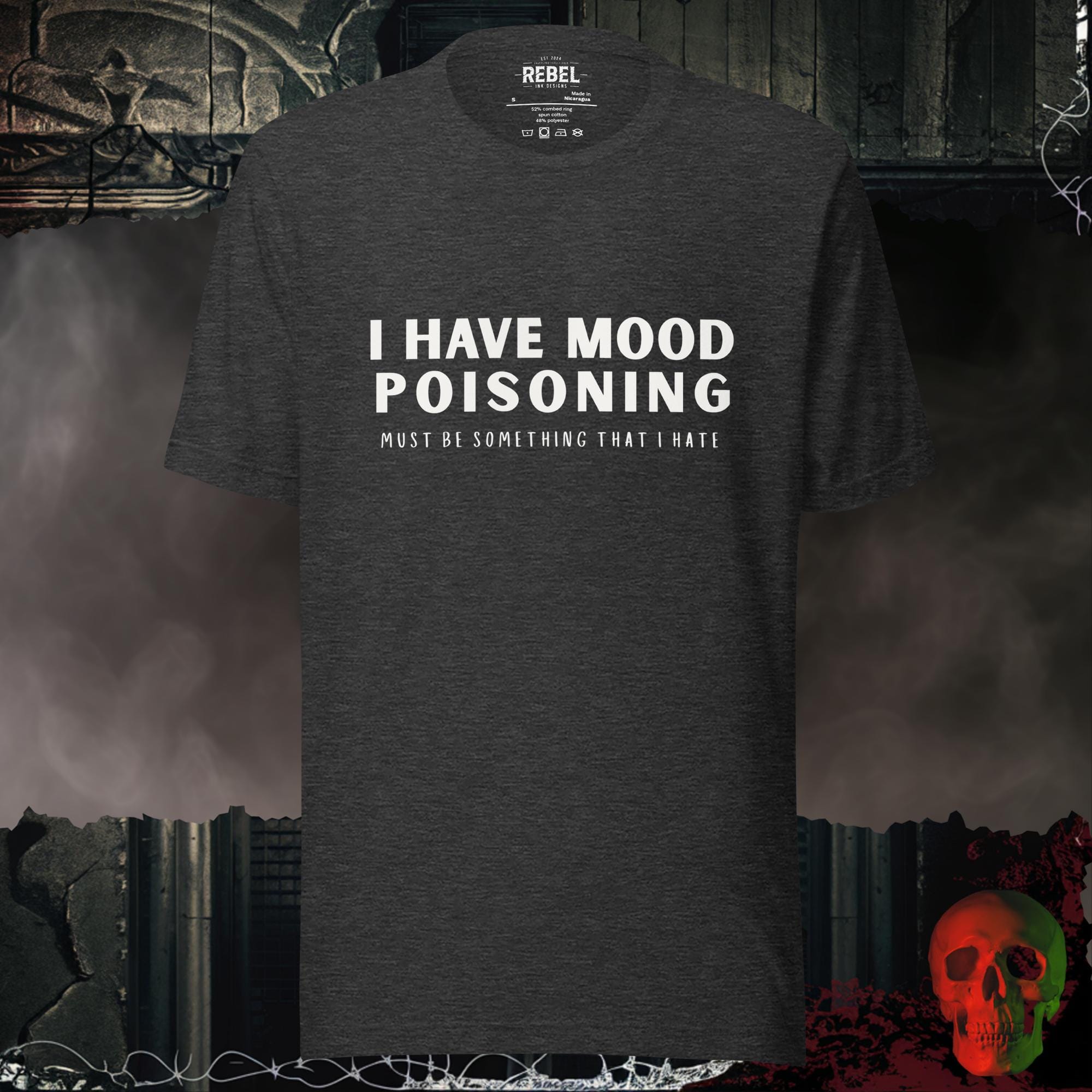 T-Shirt Dark Grey Heather / S Mood Poisoning Tee