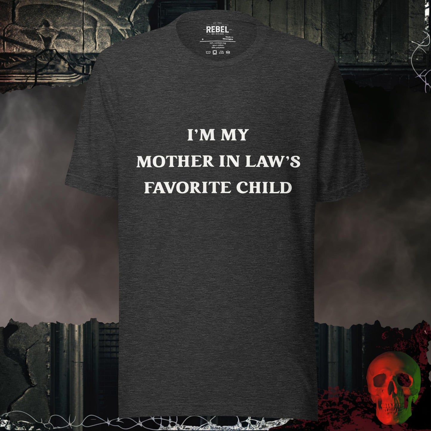 T-Shirt Dark Grey Heather / S My Mother In Laws Favorite Tee