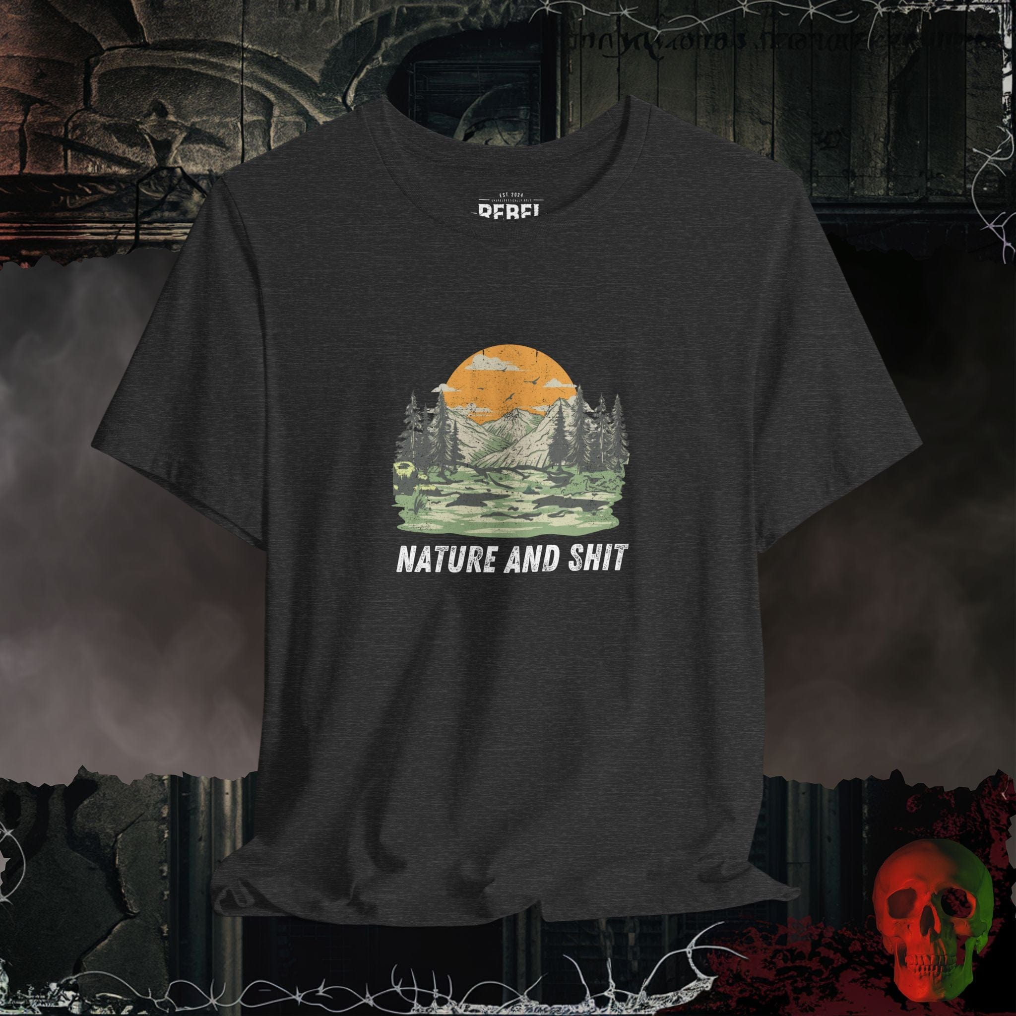 T-Shirt Dark Grey Heather / S Nature and Shit T-Shirt