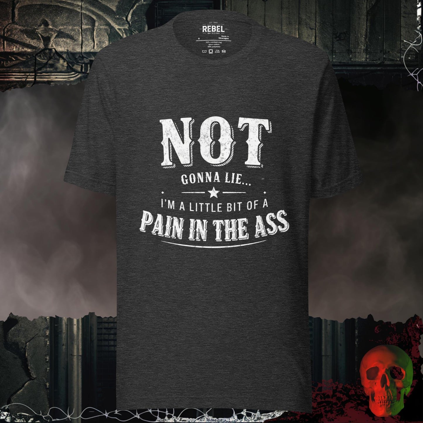 T-Shirt Dark Grey Heather / S Not Gonna Lie Tee