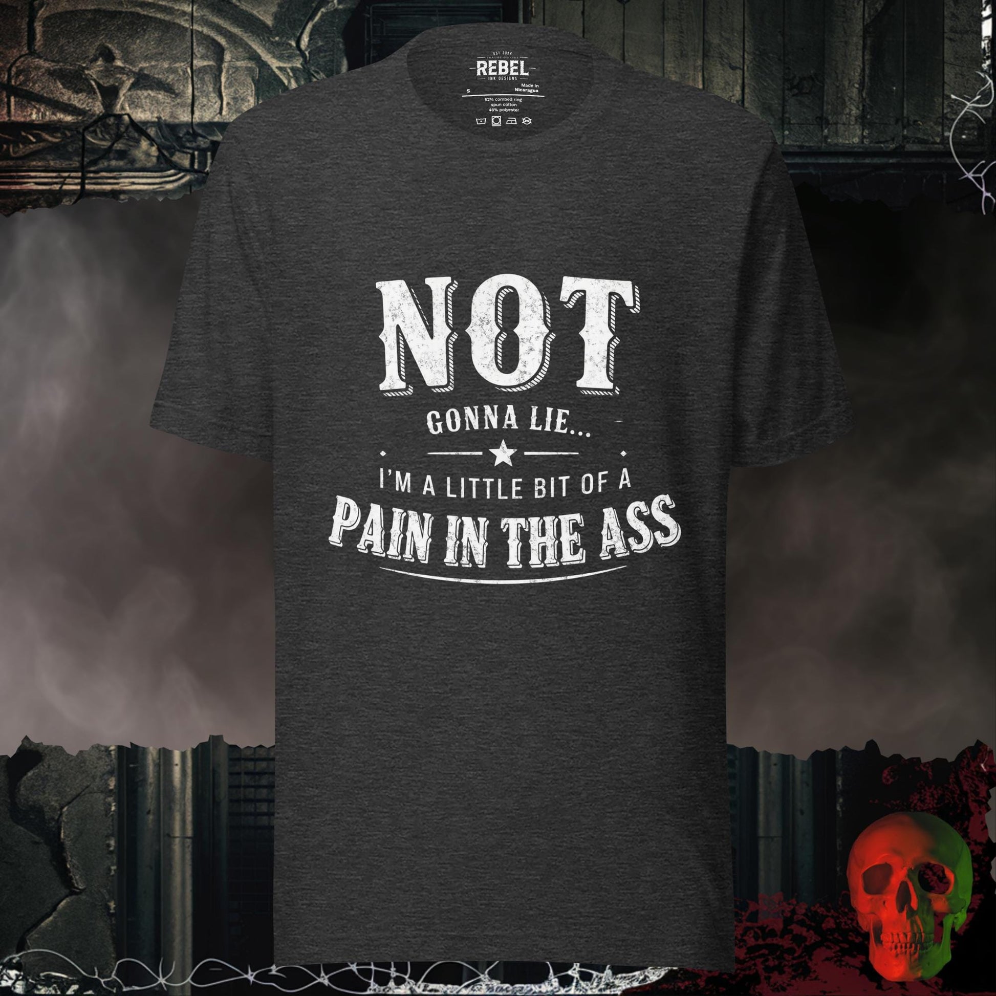 T-Shirt Dark Grey Heather / S Not Gonna Lie Tee